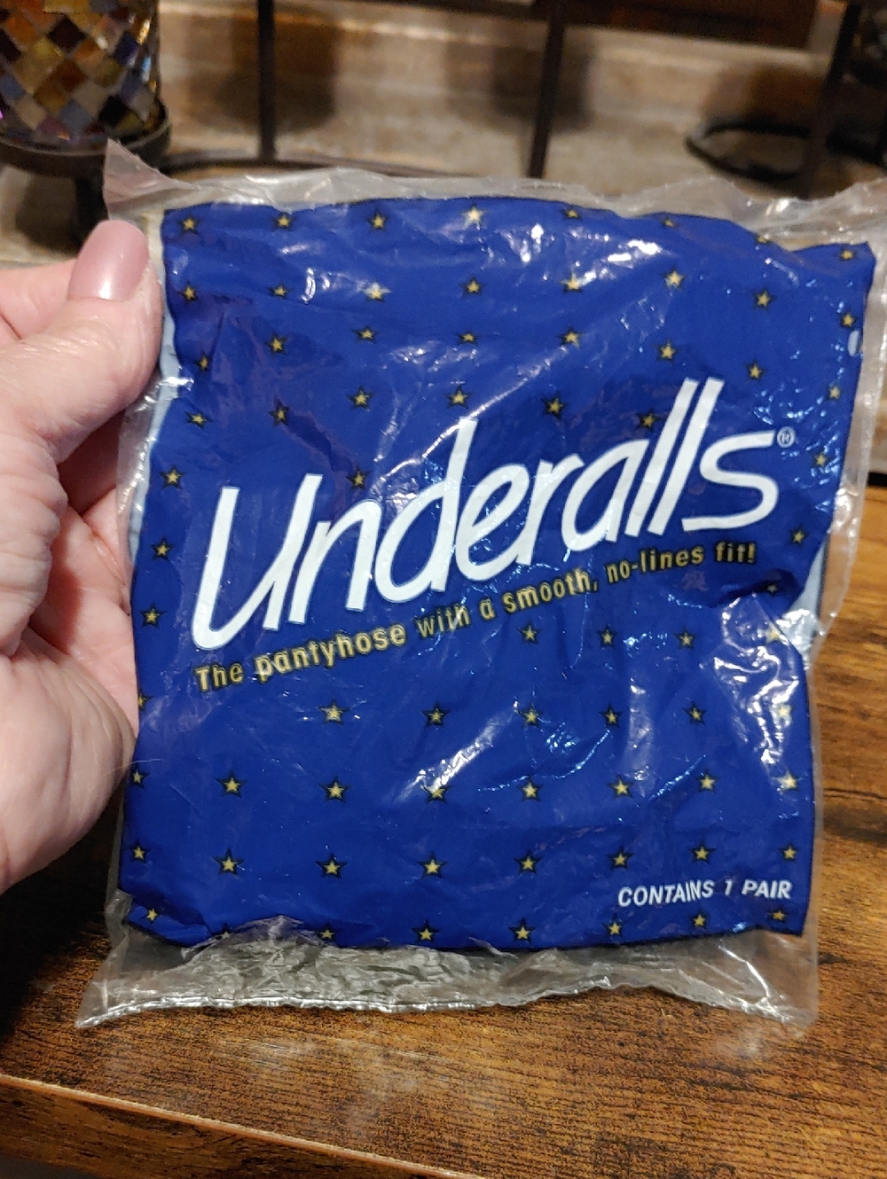 NWT Underalls 3X Off Black Pantyhose.